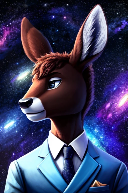 Deer with He has all black eyes Brown fur brigh t random white spots and muscular And antlers, (best quality,4k,8k,highres,masterpiece:1.2),ultra-detailed,(realistic,photorealistic,photo-realistic:1.37), a deer anthropomorphic and a tie,galaxies,cover art,year 2447,anime cover,1024x1024,thousands of galaxies,goddess of galaxies,galaxy,galaxies in the background,stars and galaxies,in a galaxy,more details,[cartoon],[man],[deer head],[tie],[cover art],[greg ],[goddess],[year 2447],[galaxies],[stars],[anime],[1024x1024],[thousands],[best quality:1.2],[4k:1.1],[8k:1.1],[highres:1.1],[masterpiece:1.2],[ultra-detailed],[realistic:1.37],[photorealistic:1.37],[photo-realistic:1.37],[galaxies in the background:0.9],[stars and galaxies:0.9],[in a galaxy:0.9],[more details],[goddess:0.9] anthropomorphic furry art