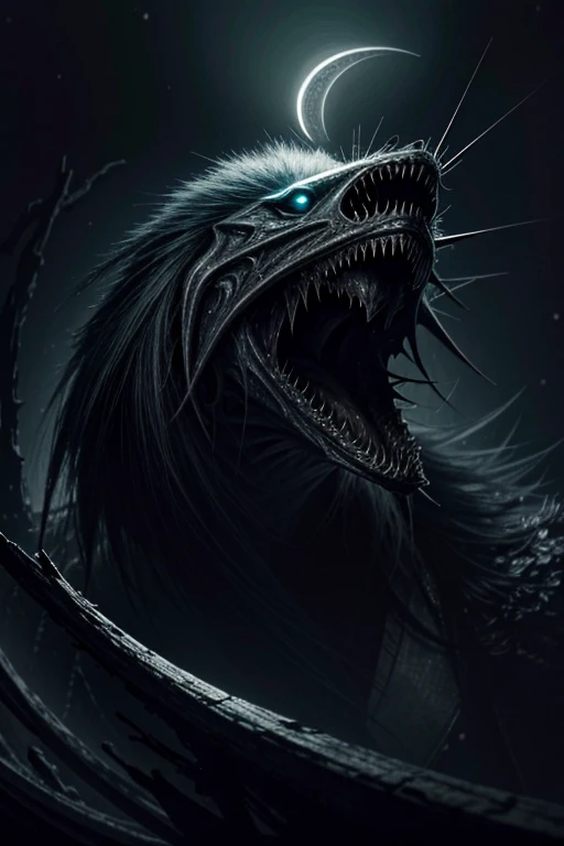 best quality,4k,8k,highres,masterpiece:1.2,ultra-detailed,realistic:1.37, menacing creature,monstrous,exquisite,poisonous,haunting,breathtaking design,dynamic angle,from the side,(An extraplanar life form is floating around, shooting an acid beam. Its bizarre anatomy resembles lovecraftian horrors),intricate patterns,mysterious atmosphere,shadowy brilliance,dimly lit, intense focus on details,gloomy and enigmatic, vivid colors,vibrant hues,subtle shading,stark contrast, soft and diffused lighting,casting eerie shadows, (exquisite biome),dense putrid swamp,mystical glow, imposing and menacing presence,nightmarish encounter,ominous aura,mystifying allure,venomous secretion, sinister vibration,spreading unease,inducing awe, magnificent creature,dark enchantment, gothic