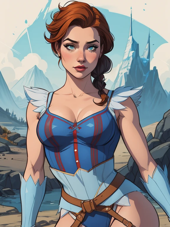 estilo de desenho animado:1.2), Geena Davis s Mulher brasileira desenho ART Artline mulher Imagem cartoon de uma mulher , roupas sensuais , garota super valente destemida , Ilustra??o estilo desenho animadocabelo preto onduladoestilo de desenho animado:1.2), Geena Davis s Mulher brasileira desenho ART Artline mulher Imagem cartoon de uma mulher , roupas sensuais , garota super valente destemida , Ilustra??o estilo desenho animadocabelo preto ondulado, estilo de arte dos desenhos animados, estilo de arte dos desenhos animados, digital illustration style, design de personagens altamente detalhado, arte digital detalhada fofa, Fan art horror character design portrait, beautiful curly black hair digital illustration high quality portrait, arte em quadrinhos, retrato do design do personagem, Naked busty woman with medium breasts cartoon style female character Geena Davis mercenary warrior Female character Queen Anna of Arendelle with battle scars Cartoon image of a woman .Ilustra??o estilo desenho animado, estilo de arte dos desenhos animados, estilo de arte dos desenhos animados, digital illustration style, design de personagens altamente detalhado, arte digital detalhada coragem, Forest fan art, Design de personagens de retrato, beautiful digital illustration, retrato de alta qualidade, Arte em quadrinhos, mulher jovem cabelo com transas lindas . Queen Anna of ArendelleBeautiful lined eyes Medium large bust and wonderful sexy clothes. sunrise bright wish image expression,Star, heart, Spectral rainbow, Fundo, cabelo chique lavanda branco menta, macio, Idiomas mistos_SMS, (Fundo bonito e claro:1.2),, Pintura de fantasia , Olho de renda com alto detalhe, long braids, braid, Universo, Galaxy, cabelo longo, penteado legal, o fluxo, como, como, cabelo super fino, melhor qualidade, alta qualidade, high resolution, Aprimoramento de detalhes, ((the imageillustration Queen Anne of Arendelle