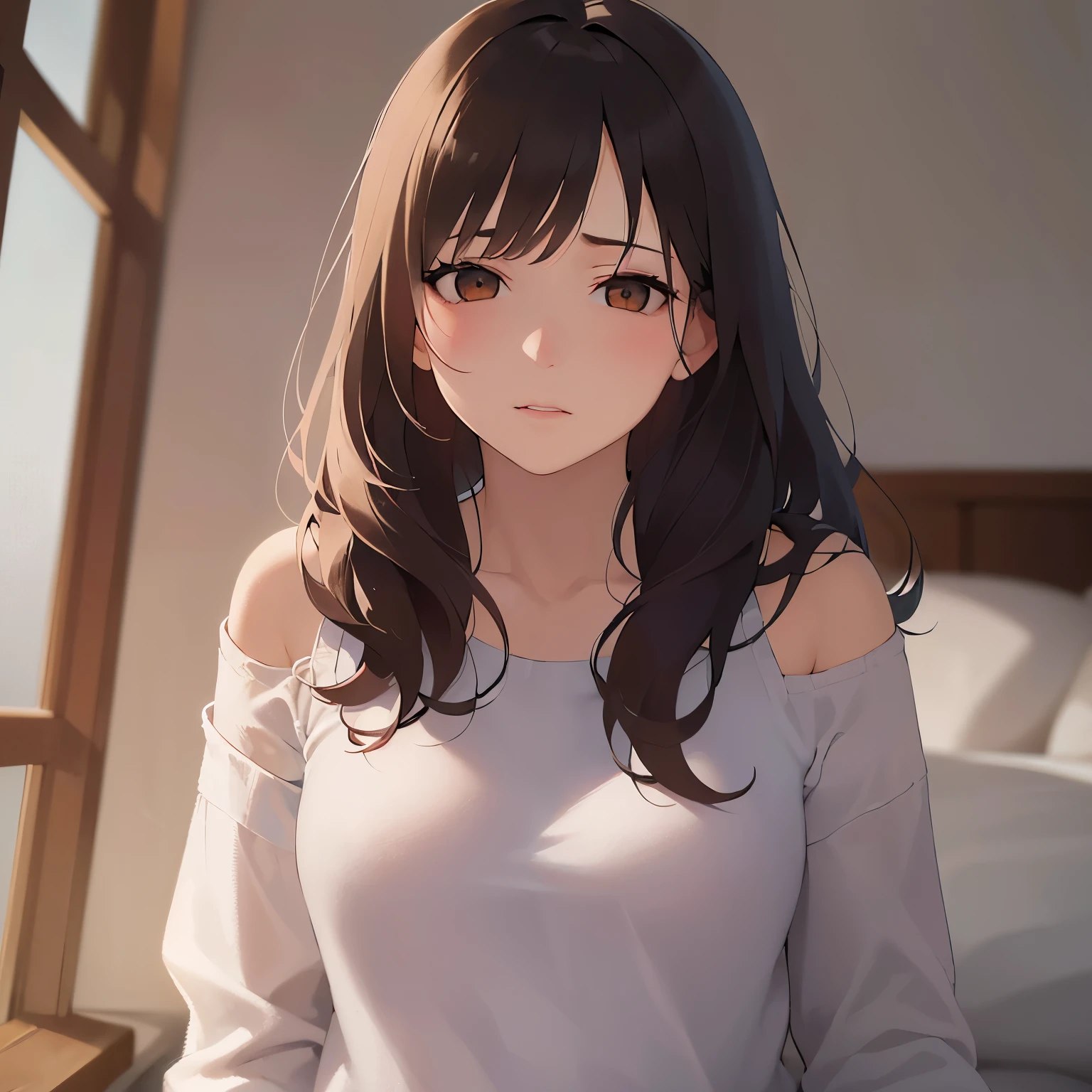 bedroom, window、wall