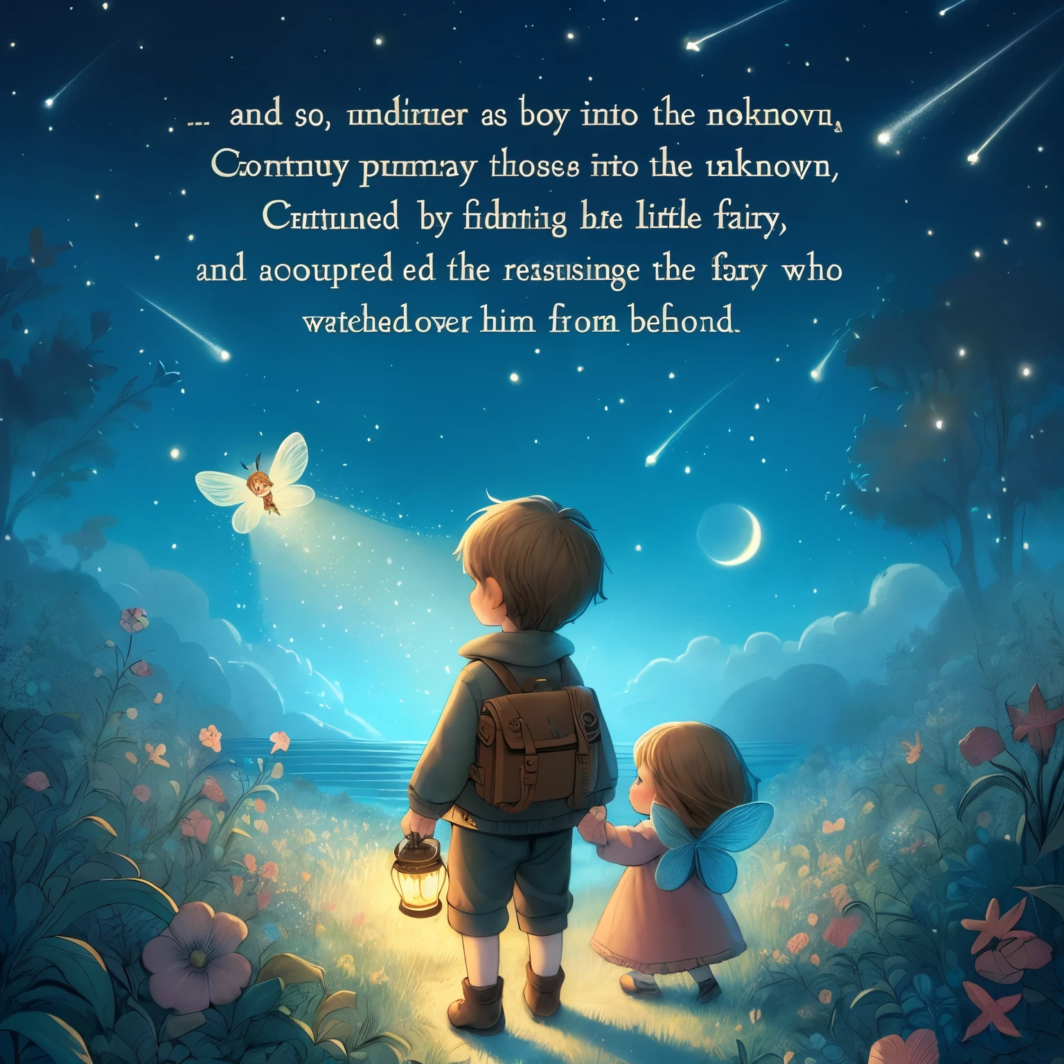 il y a un garçon et une fille qui regardent la caméra de face, illustration de livre pour enfants, illustration de livre pour enfants, illustration de livre pour enfants, illustration de livre pour enfants, illustration de livre pour enfants, Storybook illustration, Fantastic fairytale story, illustration de livre d&#39;histoire, illustration de livre pour enfants, cute Storybook illustration, parmi de merveilleuses lucioles dorées, illustration de livre de contes, a Storybook illustration