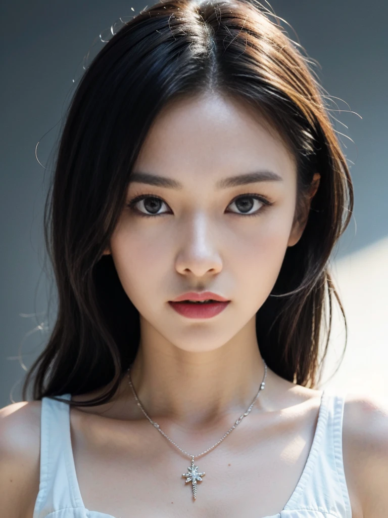 best quality, masterpiece, high resolution, 1 girl, transparent dress, hair accessories, necklace, jewelry, pretty face, Physically, Tyndall effect, actual, dark studio, edge lighting, Two-tone lighting, (High detail skin: 1.2), 8k ultra high definition, SLR camera, soft light, high quality, Volumetric light, frank, photo, high resolution, 4K, 8k, background blur,