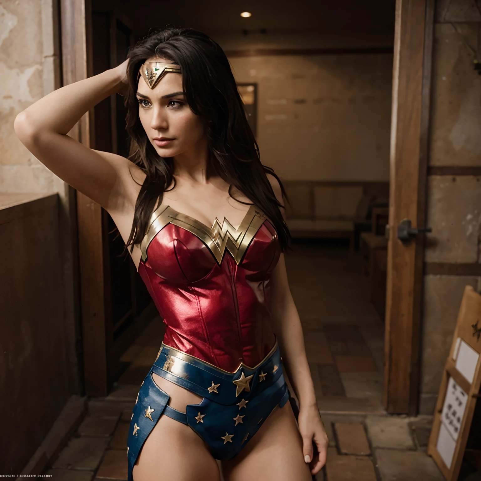 Wonder Woman and International Women's Day, pero que el dibujo este hecho en lapiz