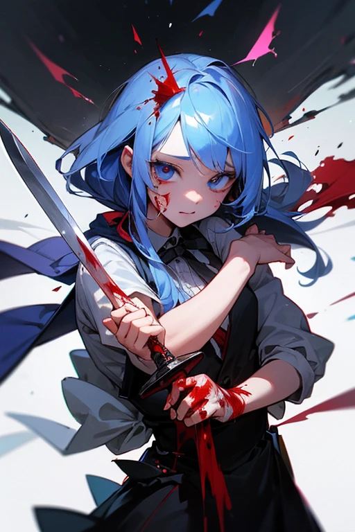 Fairy、twins、Bloody knife、Blood splatter