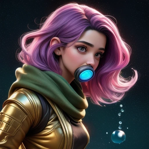 (((Single eyelid)))Snow hoop exclusion area 32K(tmasterpiece,k hd,hyper HD,32K)Long flowing purple-pink hair,Autumn Pond,zydink, a color, Tongzhou people (Girl with glowing eyes), (Thin silk scarf), Side squat position, looking at the ground, long whitr hair, Floating hair, Python headdress, Chinese long-sleeved clothing, (abstract ink splash:1.2), white backgrounid,Lotus protector(realisticlying:1.4),Purple-pink hair,Snowflakes fluttering,The background is pure, A high resolution, the detail, RAW photogr, Sharp Re, Nikon D850 Film Stock Photo by Jefferies Lee 4 Kodak Portra 400 Camera F1.6 shots, Rich colors, ultra-realistic vivid textures, Dramatic lighting, Unreal Engine Art Station Trend, cinestir 800,Long flowing purple-pink hair,((masterpiece)). This artwork is sweet, dreamy and ethereal, with soft pink watercolor hues and candy accents. Generate a delicate and demure fae exploring a (bubblegum world with a wide variety of pastel shades). Her sweet face is extremely detailed and realistic with elegant features and a fierce expression, and looks like ((((naomi scott)))). Include mature features and stunning, highly realistic eyes. Her eyes are important and should be realistic, highly detailed, and beautiful. In high definition and detail, include lots of details like stars, galaxies, colorful bubbles, colorful petals, and lots of energy and emotion! The stars and colorful bubblegum bubbles are important! Include fantasy details, enhanced details, iridescence, colorful glittering wind, and pollen. Pay special attention to her face and make sure it is beautifully and realistically detailed. The image should be dreamy and ethereal.8k, intricate, elegant, highly detailed, majestic, digital photography((side angle))Alafud Soldier with gas mask and gun, Sanya Toys, Guerrilla, vinyl toy figurine, Highly detailed toys, Future combat equipment, Stop motion vinyl characters, Soldier, Marmoset Rendering, camouflage equipment, Octane Rendering”, Octane Rendering ”, Ninja,