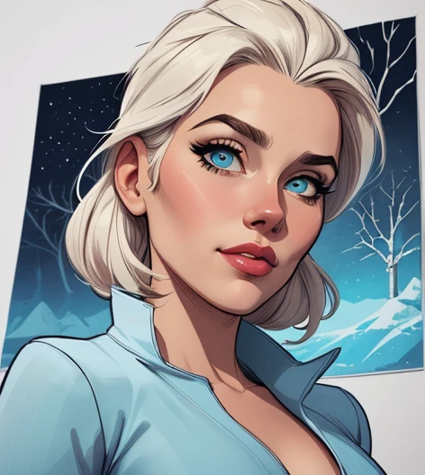 Personagem mulher estilo atompunk Fallout 4 mas max Rainha Anna de Arendelle com marcas de guerras Imagem de desenho animado de uma mulher .Ilustra??o estilo desenho animado, estilo de arte dos desenhos animados, estilo de arte dos desenhos animados, digital illustration style, estilo atompunk design de personagens altamente detalhado, arte digital detalhada coragem, Forest fan art, Design de personagens de retrato, beautiful digital illustration, retrato de alta qualidade, Arte em quadrinhos, mulher jovem cabelo com transas lindas . Queen Anna of ArendelleBeautiful lined eyes Medium large bust and wonderful sexy clothes. image expression of sexual desire from waist to head illustration Queen Anne of Arendelle atompunk style Fallout 4 mas max 
