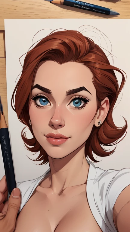estilo de desenho animado:1.2), mulher brasileira draw ART Artline fundo branco mulher Imagem de desenho animado de uma mulher , roupas sensuais , garota super valente destemida , cartoon style illustration, estilo de arte dos desenhos animados, estilo de arte dos desenhos animados, digital illustration style, design de personagens altamente detalhado, arte digital detalhada fofa, City fan art, design de personagem retrato, beautiful digital illustration, retrato de alta qualidade, arte em quadrinhos, retrato do design do personagem, white background Busty without clothes and medium breasts female character cartoon style dressed in Fallout 4 uniform