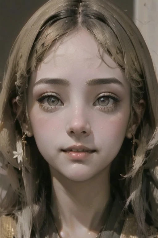 super long silky straight blonde hair、Beautiful blonde girl posing in a white top、Bangs between the eyes、Slap in the face、Bangs that cover the eyes、Blonde hair between the eyes、beautiful girl in real life、16-year-old blonde beautiful girl、Beautiful platinum blonde beauty、so beautiful, bright, 大きなbright青い目、very big bright eyes、Small Face Beauty