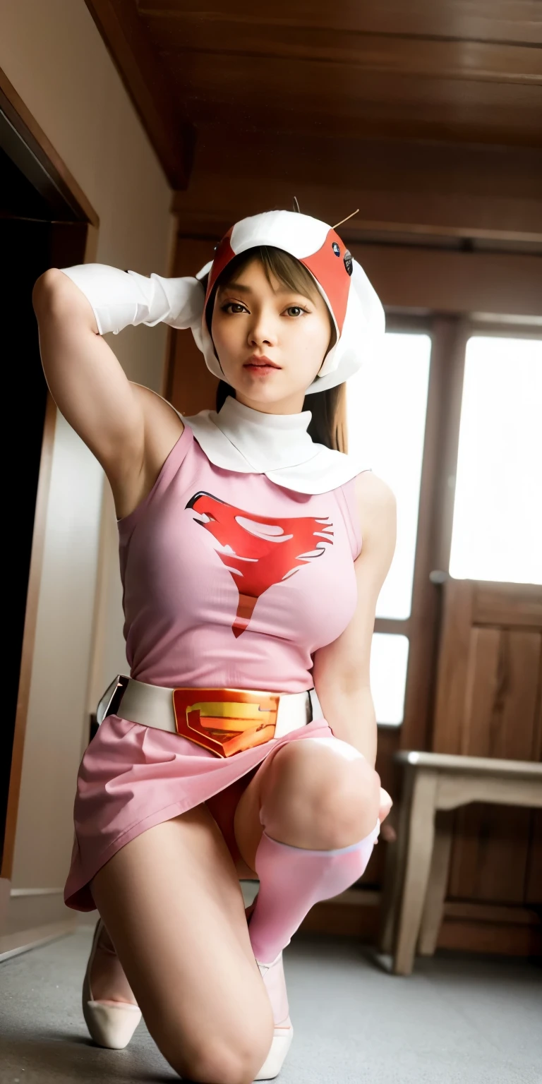 Best image quality、The real picture、Highly detailed photos、18-year-old美少女、Mini skirt and white panties、ポニーテールBeautiful woman、Beautiful sister、A woman wearing a pink dress and cloak is squatting in front of a building,Spread your legs、showWhite Pants,White Pants,White panties、Beautiful woman、Jun、Beautiful sister、Beautiful sister、 18-year-oldの女の子,白鳥のJun、Knee-high boots Science Ninja、White panties、Beautiful woman、 As a retro-future heroine, 18-year-old、As a retro-future heroine, Beautiful thighs、Sheila, she - ra, Anime Female Hero Portrait, A modern portrait of Darna, anime visual of Supergirl, Supergirl, Official Art, Dinah Drake, hironaka, Fellatio White Machine Miniskirt