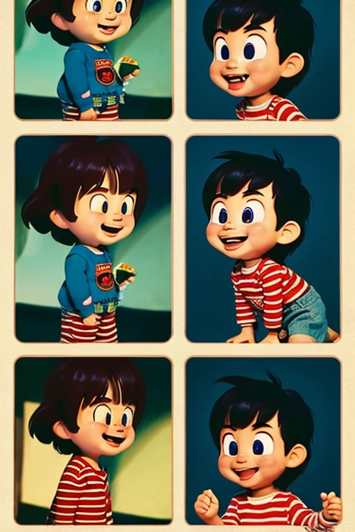 comics, Very detailed, Cute Chucky Male Ghibli Studio Style