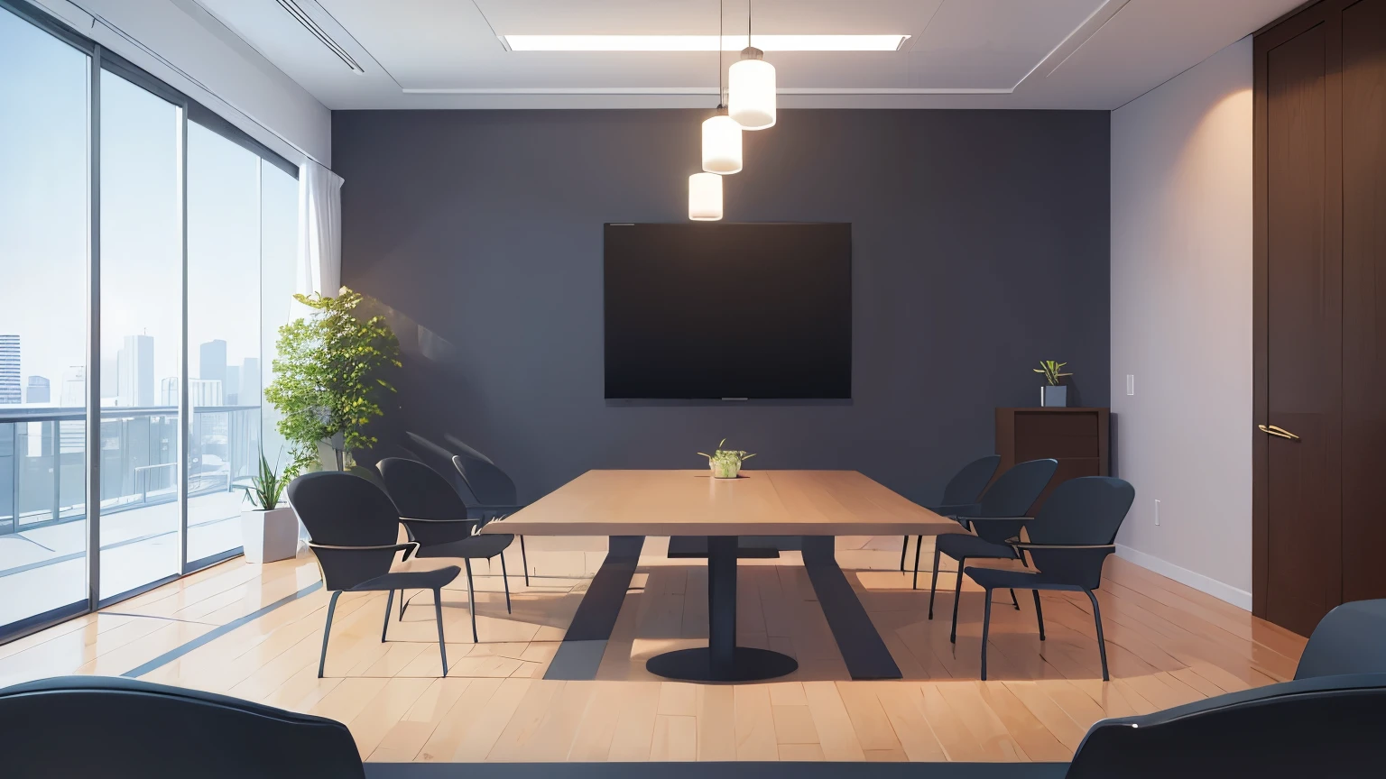 Office meeting room interior