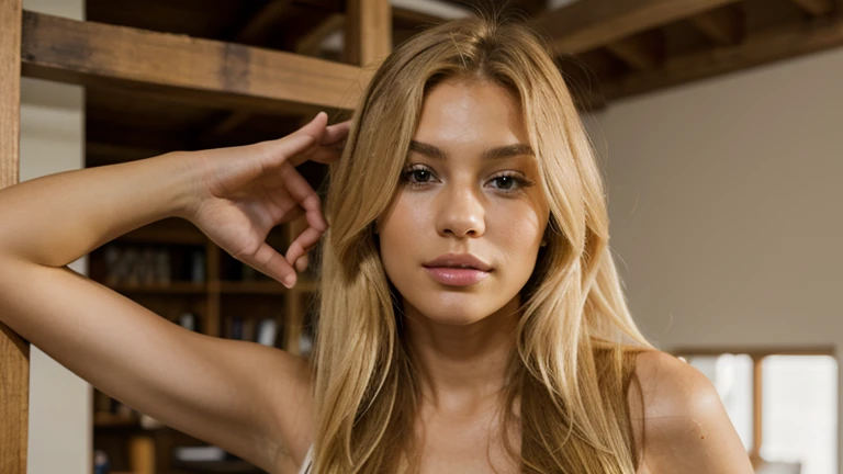 Try making a model with blonde hair