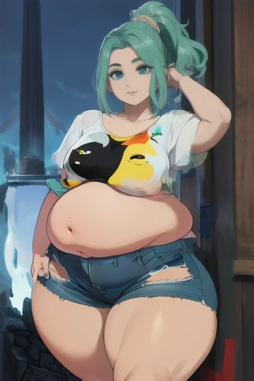 Bigger belly,round belly
