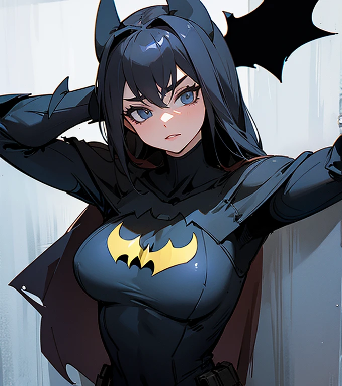 Batgirl, in a bikini with classic colors