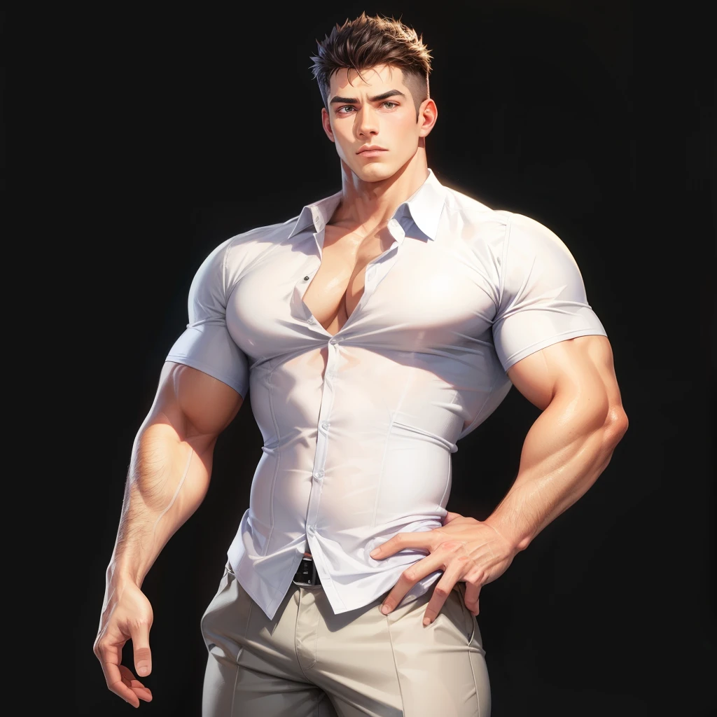Short sleeve business shirt