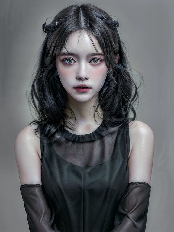 ((masterpiece, highest quality, Highest image quality, High resolution, photorealistic, photo, 8K)),,1women,black dress