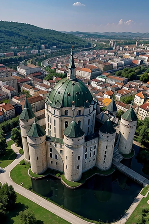 Yugoslavia city castle Catherine Google Earth 