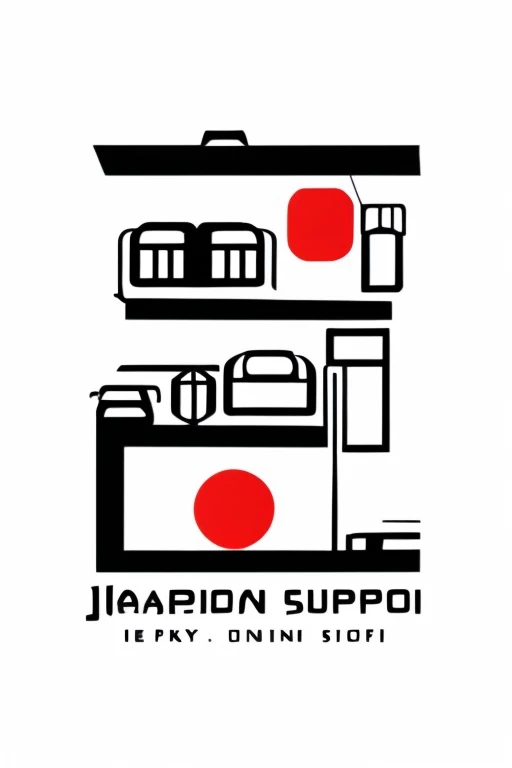 Logo Man Japanese food shop signature sushi