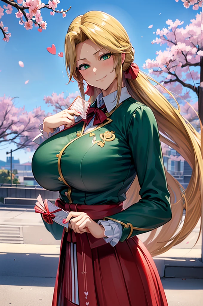 8Kんで(A sloppy smile, the face we are looking for, Mischievous face:1.9)8Kんで(((((handing over a love letter:1.5)))))((woman,Huge , (Huge breasts:1.8),Are fat,とても唇が赤いHuge breastsを強調,Big Ass,Narrow waist,Long legs,Green Eyes立っている)) 8k((((Anime Style),(The facial expression is good))))8k(((((Anime Style)Green Eyes)))) 8k((Standing at the station))8k((Waiting for a train at the station))8k((Morning))8k((Beauty))((学生blazer15歳学生服 緑のネクタイ, blazer, Pleated skirt))8k(((spring,cherry blossoms,The wind is blowing,Her skirt is flipped up,cherry blossomsが散っている:1.3))) 8Kんで(((((handing over a love letter))))) 8Kんで(((((handing over a love letter))))) 8Kんで(((((handing over a love letter))))) 8Kんで(((((handing over a love letter))))) 8Kんで(handing over a love letter)8K(Close-up of face)