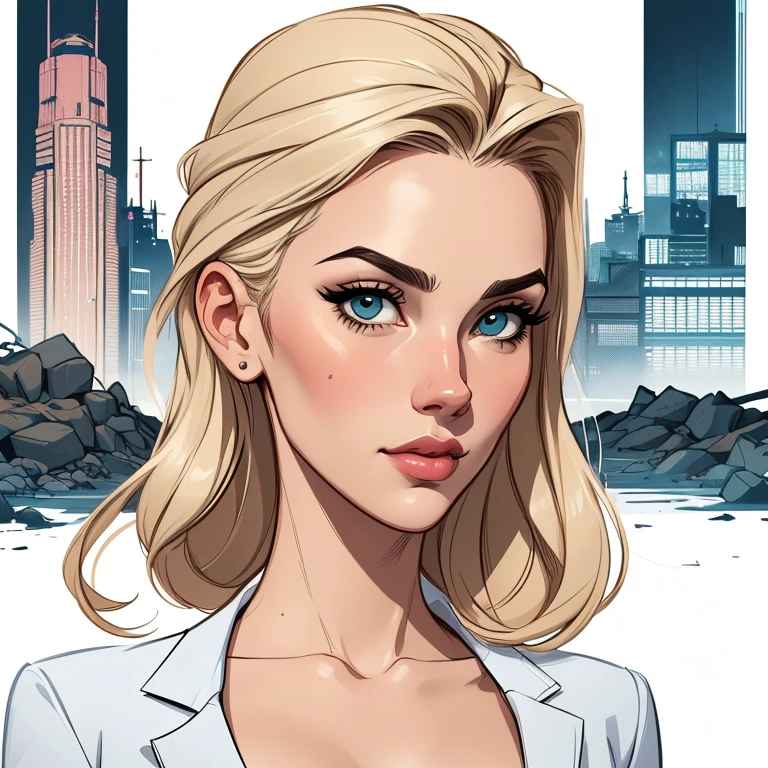 estilo de desenho animado:1.2), mulher brasileira draw ART Artline fundo branco mulher Imagem de desenho animado de uma mulher , roupas sensuais , garota super valente destemida , Ilustra??o estilo desenho animado, estilo de arte dos desenhos animados, estilo de arte dos desenhos animados, digital illustration style, design de personagens altamente detalhado, arte digital detalhada fofa, City fan art, design de personagem retrato, beautiful digital illustration, retrato de alta qualidade, arte em quadrinhos, retrato do design do personagem, white background Busty without clothes and medium breasts cartoon style female character dressed in Fallout 4 uniform