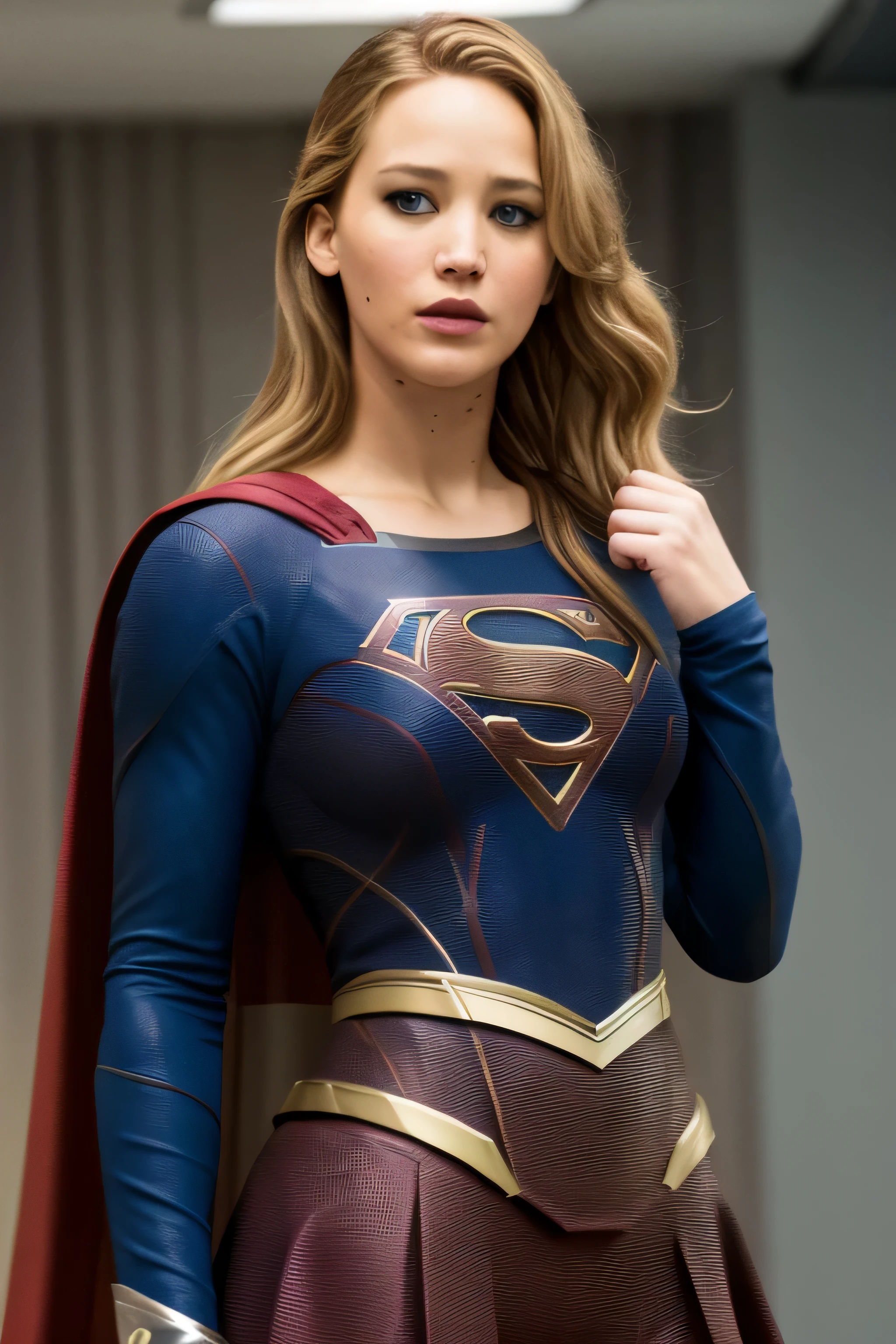 jl4w, face, supergirl costume