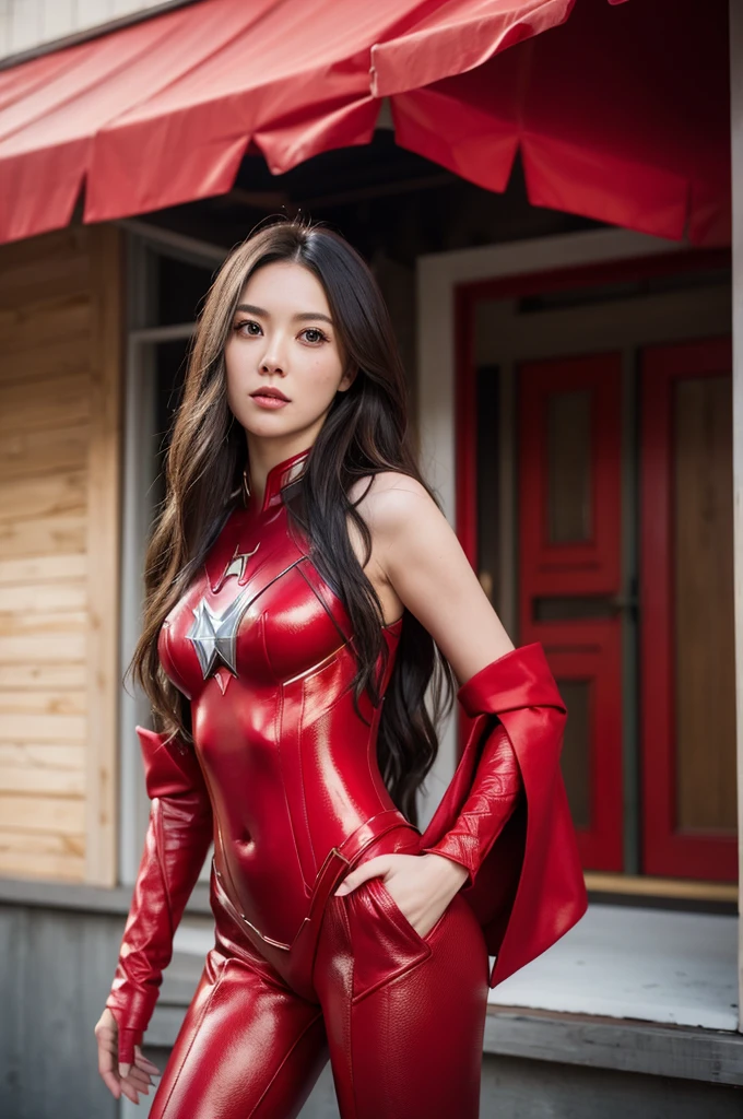 Wanda Maximoff in the anime Boku no hero academia