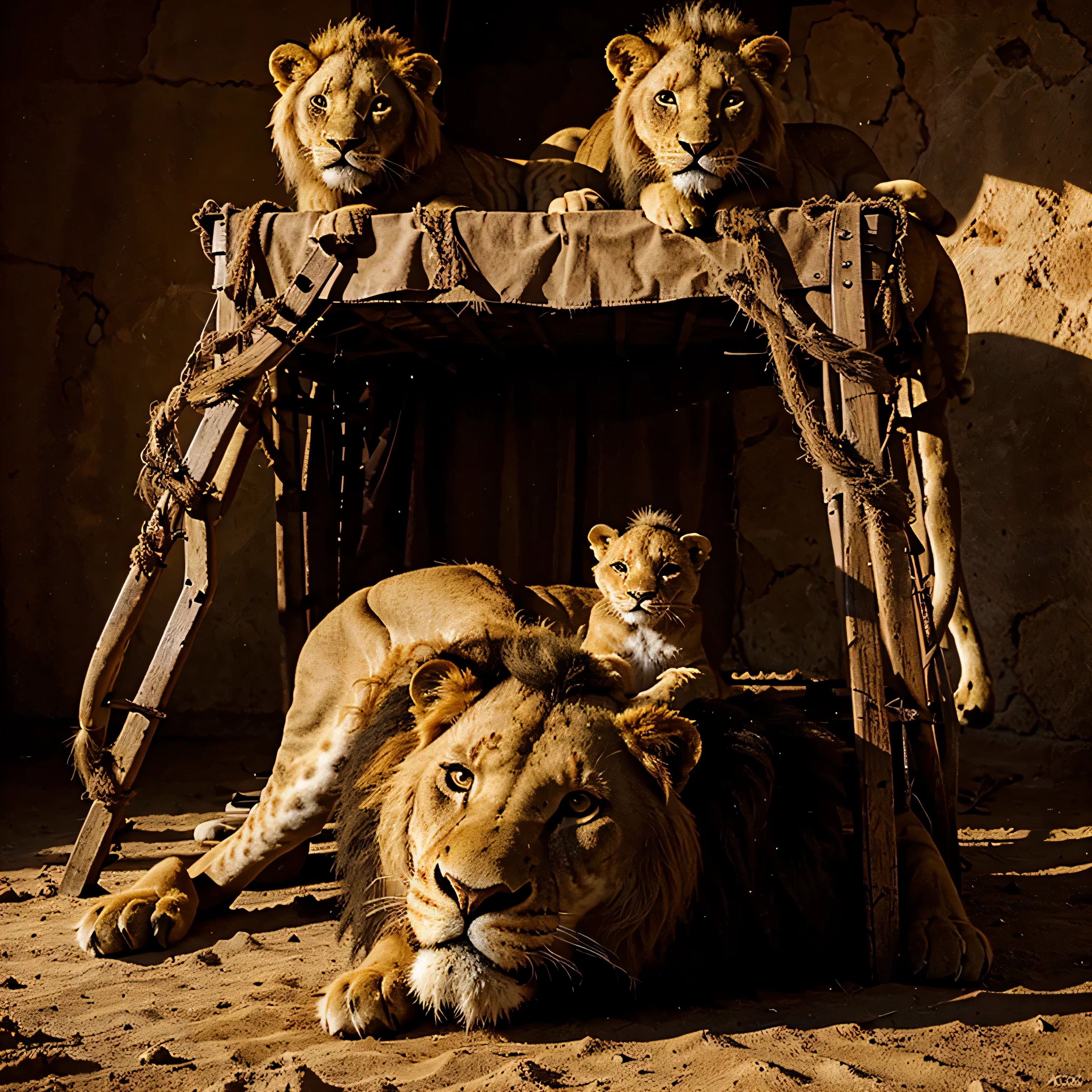 Four lion king