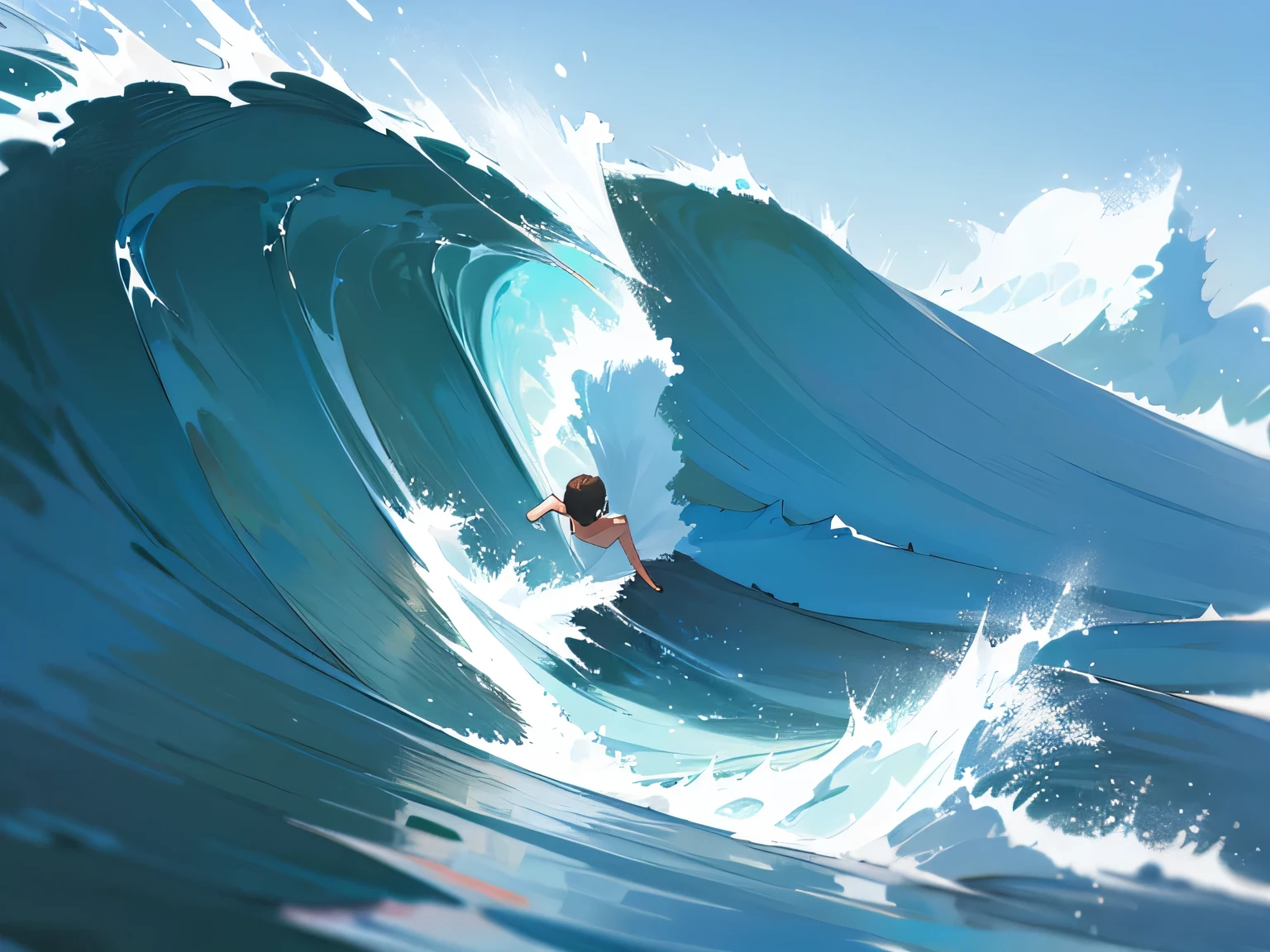 Wave Splash、No people