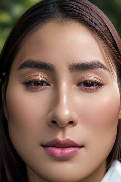 Beautiful Japanese,1 girl(masterpiece:1.2, highest quality), (Realistic, photoRealistic:1.4),, Keep your eyes clearly focused, Nose and mouth,Face Focus, Extreme close up of face、 Age 35,Black Hair、Symmetrical face,Realistic nostrils、Angle from below、Elongated C-shaped nostrils(Sharp Nose)Sweaty skin、Shiny skin,((Brow wrinkles)))（On the tongue)、Deep Kiss、((Thin eyebrows))Oily skin、glistening shining skin、double eyelid、Beautiful woman、Medium Hair,Rolling your eyes,、Shortcuts((half-closed eyes, frown, grimace, scowl))((oily skin,sweat))((Shiny skin)（(Sweaty skin))(((licking lips)))Symmetrical face,