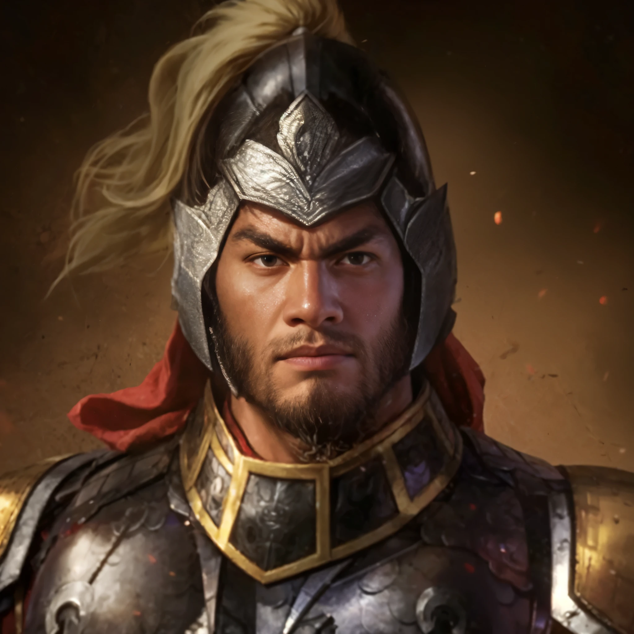 One is wearing armor、Close-up of man holding sword, maximus jacobs, Arsene Lupin as a Paladin, Baldur&#39;s Gate character portraits, a human Male Paladin, Male Paladin, persian warrior, portrait of a Male Warrior, Berserker Portrait, Male Warrior, picture of an adult Male Warrior, Portrait of a warrior, 矮人Portrait of a warrior