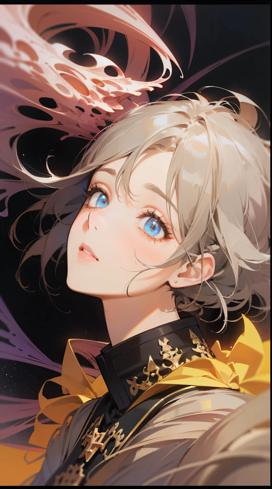 (absurd, high resolution, Ultra Detailed), 1 Girl, Solitary, Extremely detailed eyes, (official art, Beautiful and beautiful:1.2), (Fractal Art:1.3), rich and colorful, The most detailed