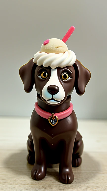 Ice cream style dog, Clay, Blind Box, (Lovely), masterpiece, best quality,