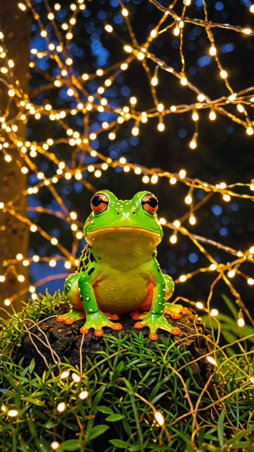 fairy lights, Peppa the Frog War in Super Flat Style, Artist Keiichiro Kume