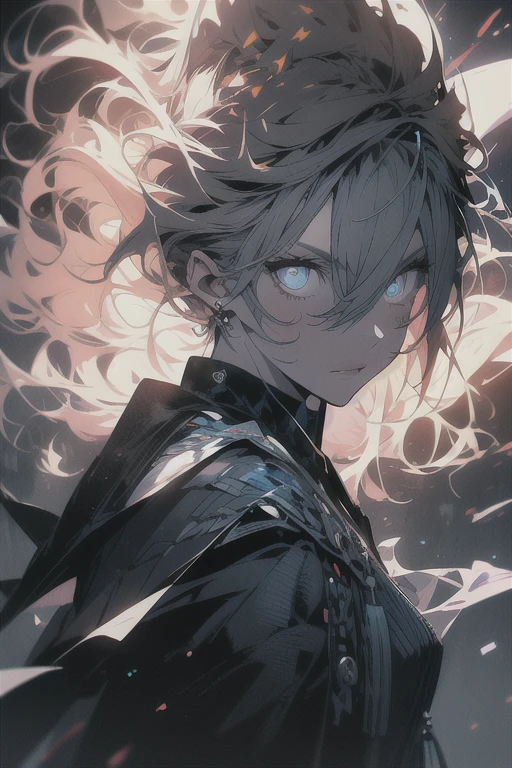 (best quality,4k,8k,highres,masterpiece:1.2),ultra-detailed,(realistic,photorealistic,photo-realistic:1.37),female lightning wizard,summons a tempest,crackling lightning,fiery sparks,glowing magic runes,flowing robes,concentrated expression,intense storm clouds,wind-whipped hair,electricity dancing in the air,majestic thunderbolts,commanding hand gesture,illuminated silhouette,mystical aura,electric blue color palette,ominous dark tones,hazy atmospheric lighting,streaks of light piercing the sky,charged atmosphere,overwhelming power,elemental force,wisps of lightning flickering,magical energy radiating,rippling shockwaves,vibrant and dynamic scene,awe-inspiring spectacle,kinetic and dynamic composition,powerful and spellbinding artwork