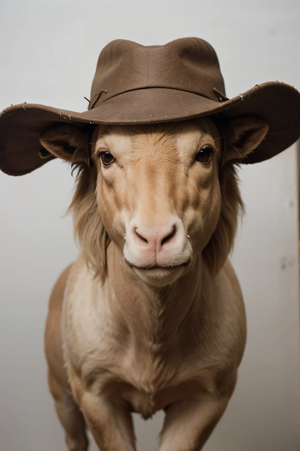 dibujo de un chivo con sombrero de charro