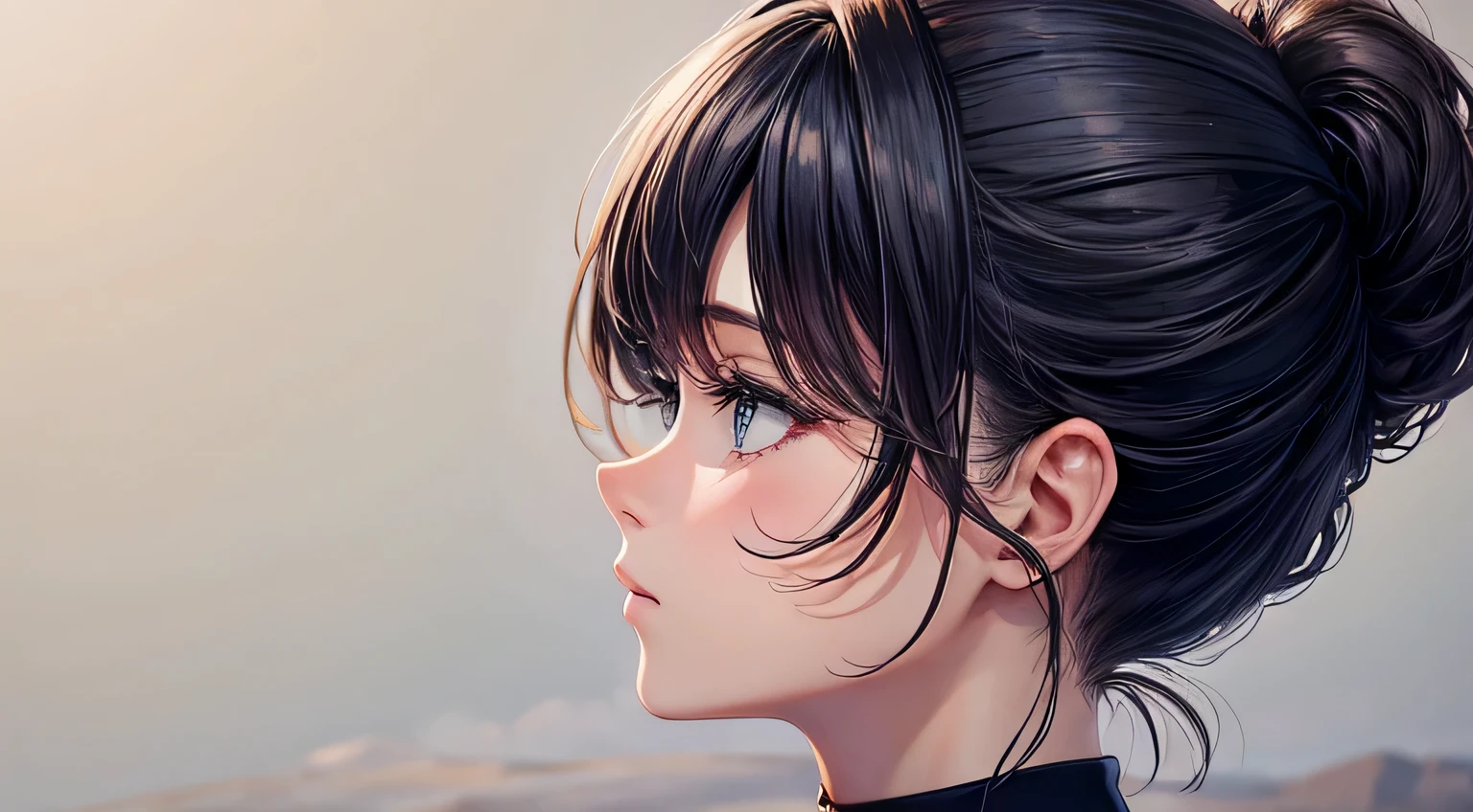woman　profile