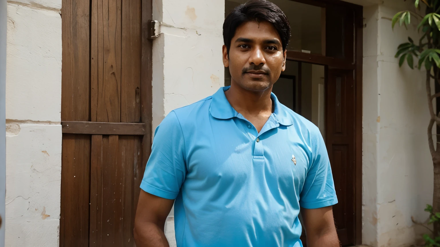 indian man, 44 age, man