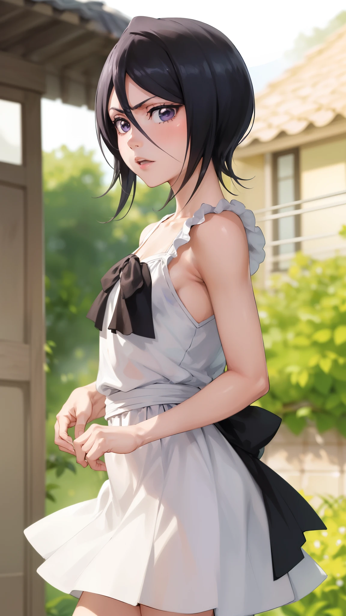 (obra de arte:1.3),(altamente detalhado:1.3),(high resolution:1.1),melhor qualidade,ultra-detalhe, Rukia Kuchiki