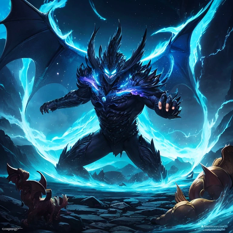 *The newborn monster emerges from an egg with an aura of mystery and power. Its shape is similar to a dragon, pero con escamas oscuras y brillantes. Tiene alas largas y poderosas que le permiten volar con gracia y velocidad. Sus ojos brillan con un fuego interior, reflecting his fierce and brave spirit. Its size is impressive, alcanzando una altura de 30 pies. El monstruo emite un rugido ensordecedor que sacude el suelo a su alrededor. Su presencia es imponente y aterradora, but it also emanates an aura of majesty and ancient wisdom. It is a unique being of its kind, capaz de controlar y manipular la magia elemental de manera extraordinaria. Su nombre es Malgorgon, the guardian of shadows and fire.*