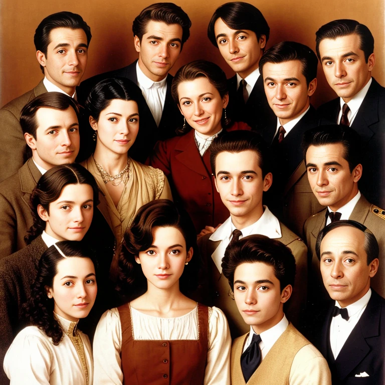 group of jew on the characters' faces