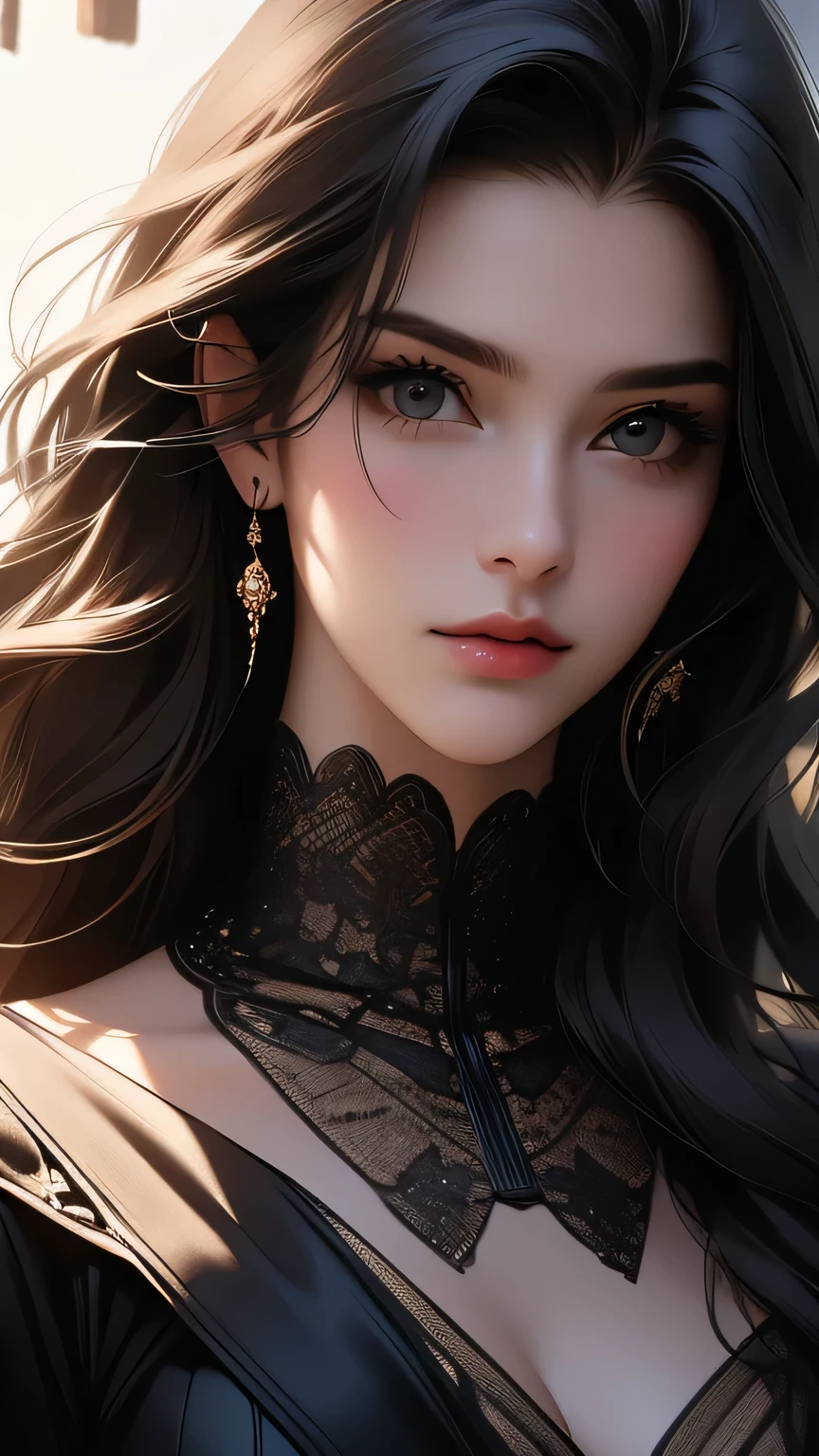 Photo of a 25 year old European woman posing, to be born, Beautiful woman, (super long wavy brown hair), ((Portraiture)), ((Familiar face:1.2)), ((Familiar facial features)), (finely Familiar skin), White skin, (White short dress), Cyberpunk metropolis environment, (Cool colors), Moist, Moist, A masterpiece of reflection) (perfect ratio)(Realistic photos)(最high quality) (Familiar) , High resolution, (8k) (wallpaper) (Cinema Lighting) (Dramatic lighting) (Sharp focus) (Complex)、(((Face close-up))), Photorealistic, Surreal photos of stunning beautiful cyborg women, Rainbow Hair, Big Breasts, Exquisite Armor, Exquisite craftsmanship, burn, belly button, Very detailed, ComplexDetails, Facial Symmetry, Sharp focus, Concept Art, Octane Rendering,(bust), masterpiece, 最high quality, high quality, High resolution、Women's armor with less exposed skin、Background in the ruins of a temple