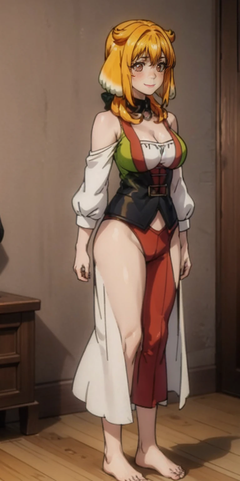 ((BLACK BACKGROUND,1:2, masterpiece)), full body MILF BIMBO standing with two long thighs and two high heels, red eyes, silver white hair, short bob style hair, big breasts, cleavage, separate sleeves, tiara royal, long cape up to two feet, yellow bikini, hands on waist, navel, lustful smirking smiling, smile face (red blushed, red cheeks), metal shoulders, gold sleeveless armbands, black leather choker slave collar, shackle bracelets, sex slave red crest, full body MILF BIMBO standing with two long thighs and two metal sandals, red eyes, silver white hair, short bob style hair, big breasts, cleavage, separate sleeves, tiara royal, long cape up to two feet, yellow bikini, hands on waist, navel, lustful smirking smiling, smile face (red blushed, red cheeks), metal shoulders, gold sleeveless armbands, black leather choker slave collar, shackle bracelets, sex slave red crest, pauldrons, breastplate, corset, eye focus, full body, whole body. 1solo . slave fighter, loincloth standing, hands on hips, metal sandals, backpack, choker, big belt, view from below, feet together, bracers, tiara)
