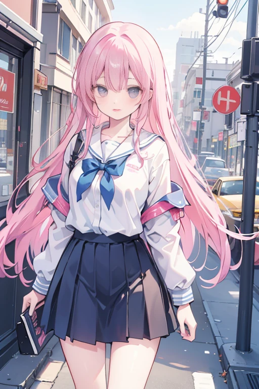 High school girl, Yuri, remote control vibrator, walking around town, orgasm, peeing while holding her crotch