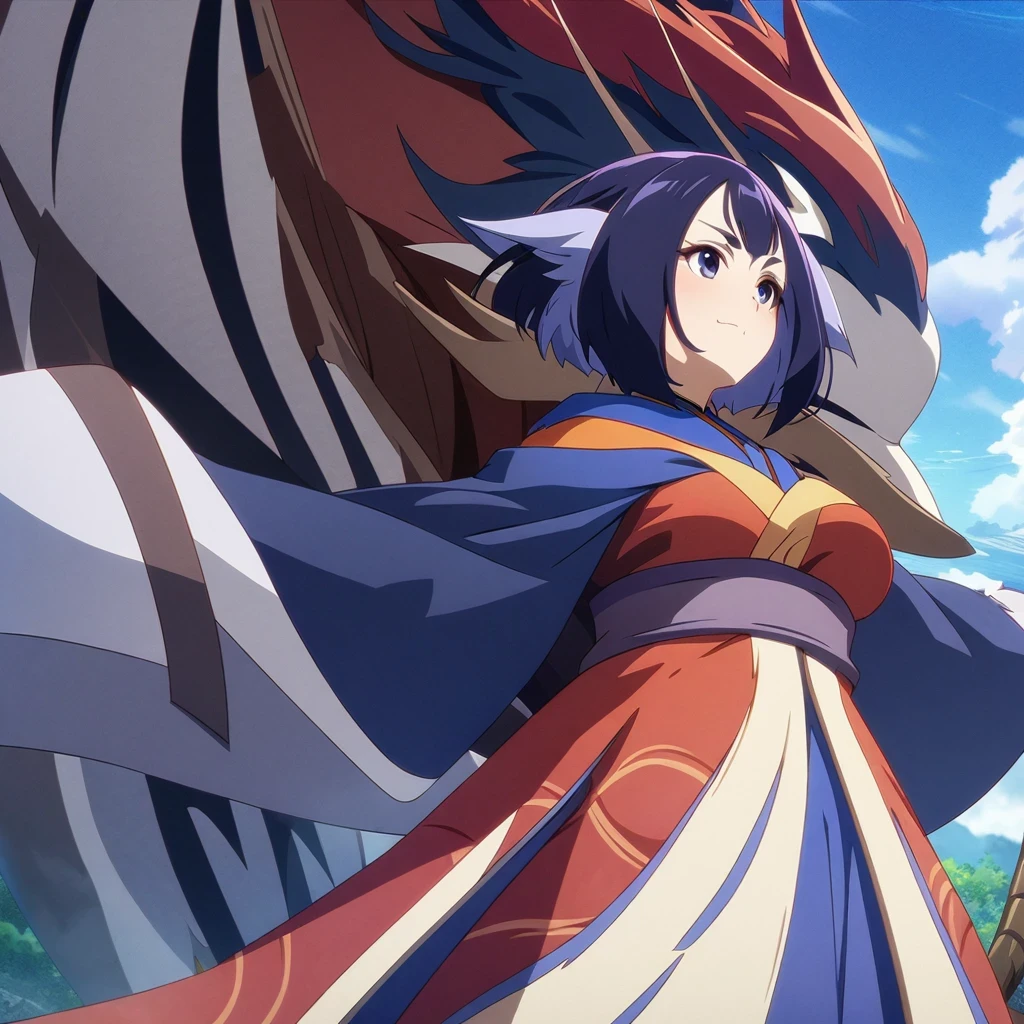(shylily/(Twich/):1.5),(masterpiece:1.2),(best quality:1.2),, (1girl:1.3),A woman in a red kimono,There is a dragon on its back, 4k comic wallpaper, anime art wallpaper 8k, anime style 4k, Anime Art Wallpaper 4k, anime art wallpaper 4k, dragon girl, anime wallpaper 4k, anime wallpaper 4k, best anime 4k konachan wallpapers, majestic japanese dragon, 4k anime wallpaper, guys