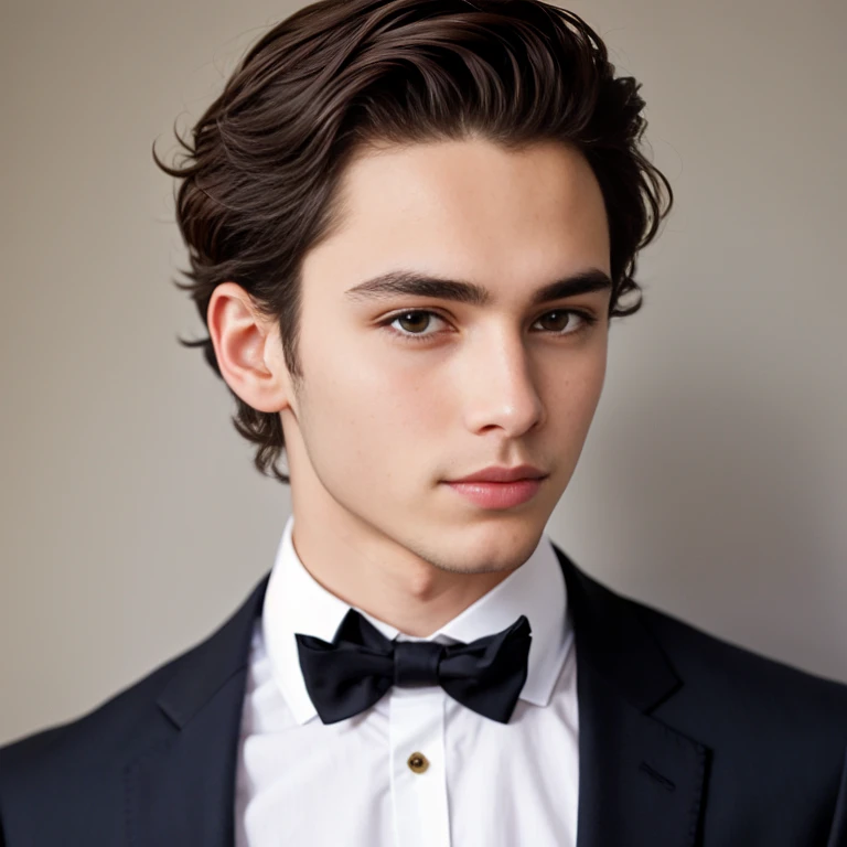 a young stylish jew man, focus on face