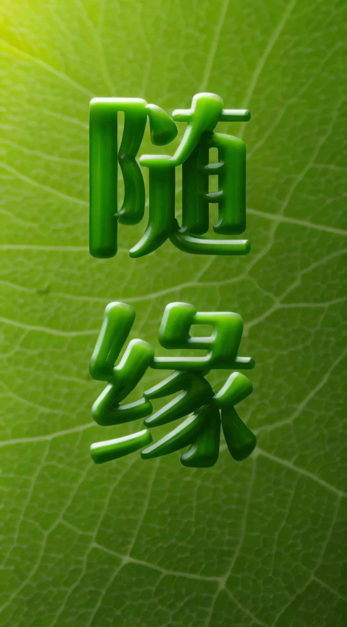 Spring leaves viewed from bottom to top
