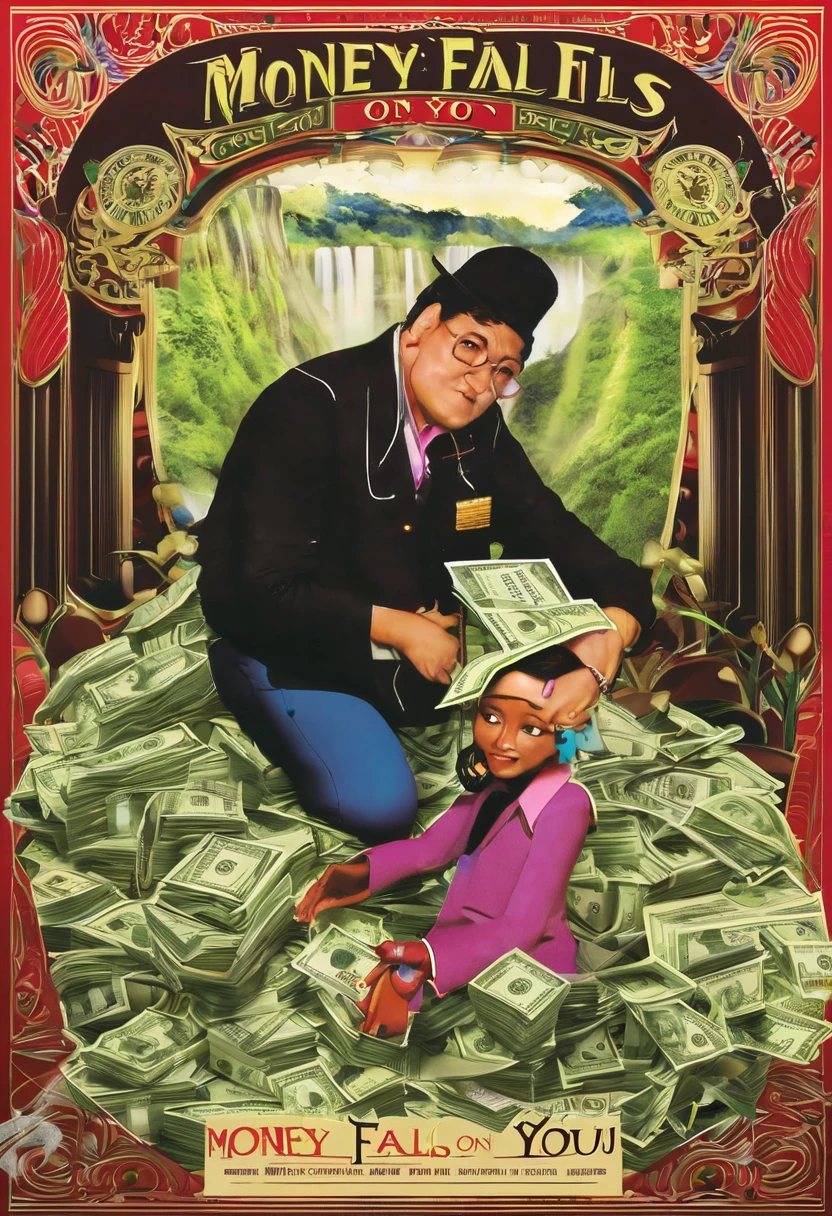 money falls on you