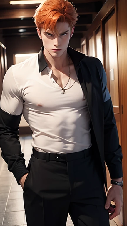 Perfect picture of handsome orange haired Ichigo