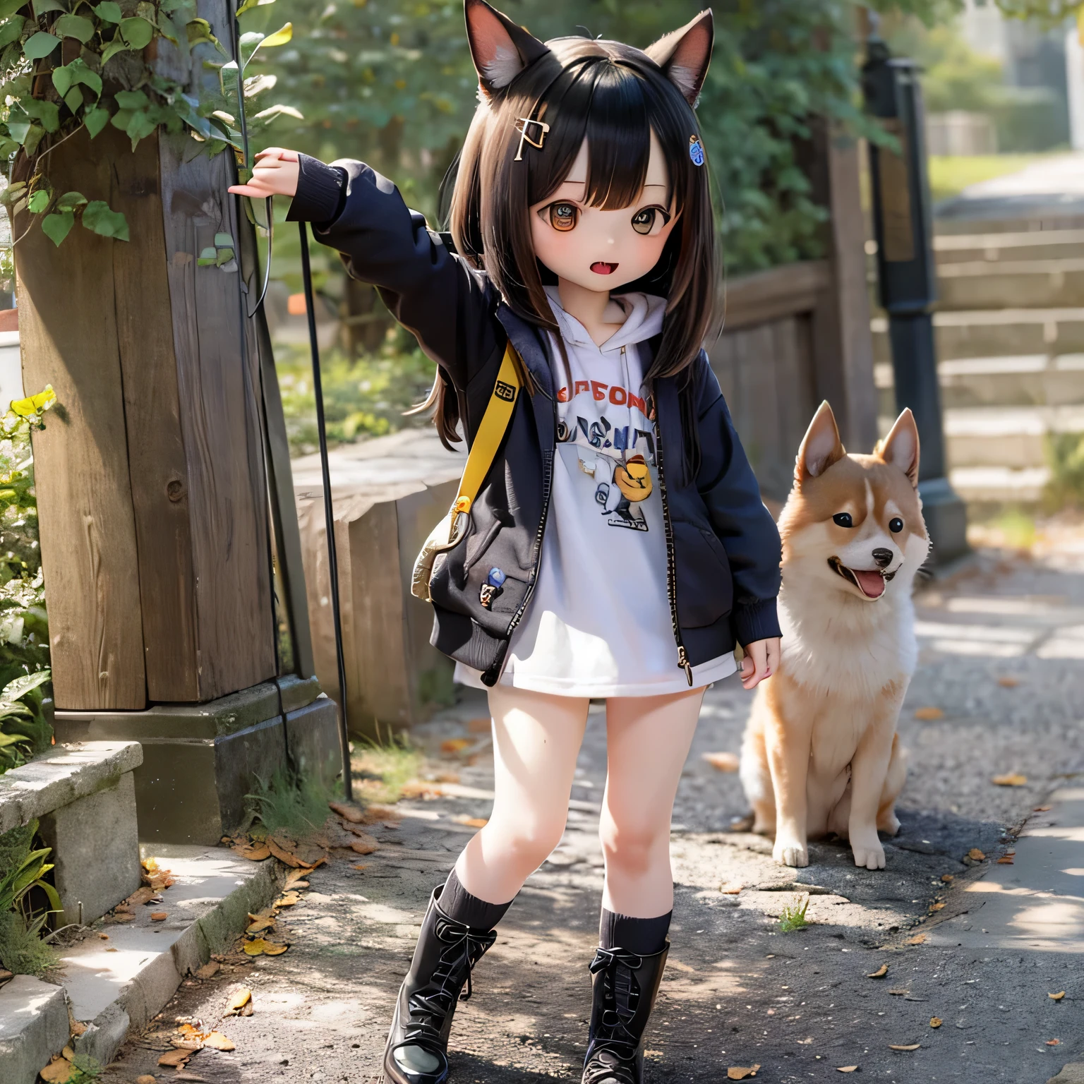 
shiba inu girls chibi run