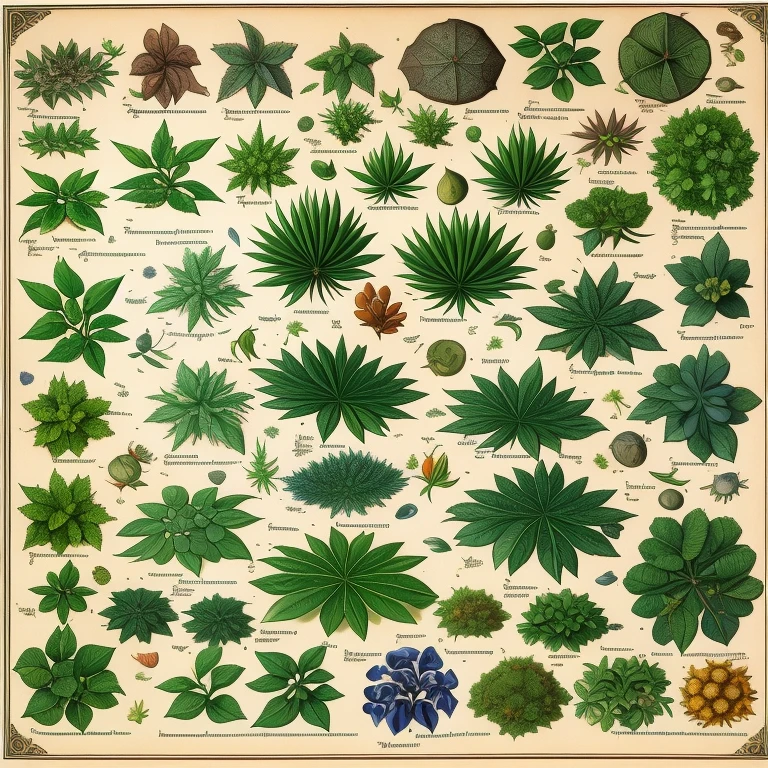 plants that do not live on Earth that are likely to be found in Voynich Manuscript, manga